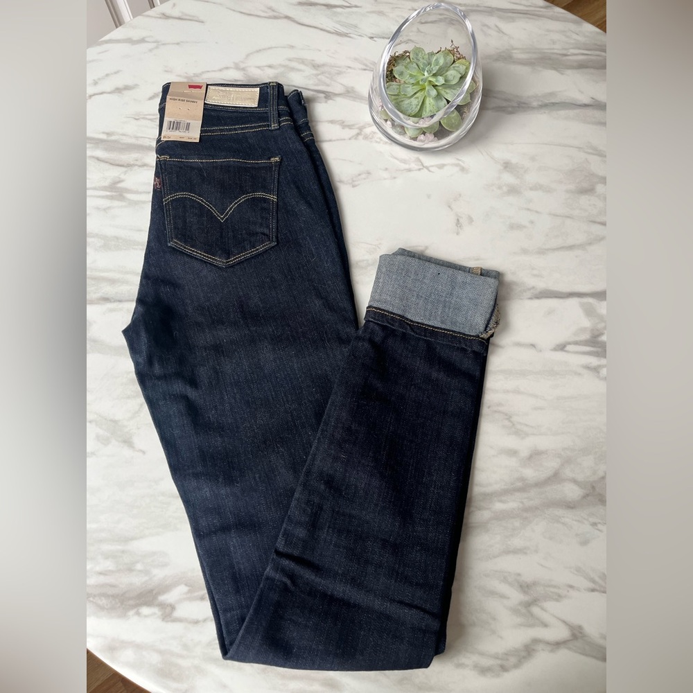 Levi's Women's High Rise Dark Blue Jeans